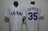 Texas Rangers #35 Cole Hamels White New Cool Base Stitched Baseball Jersey,baseball caps,new era cap wholesale,wholesale hats